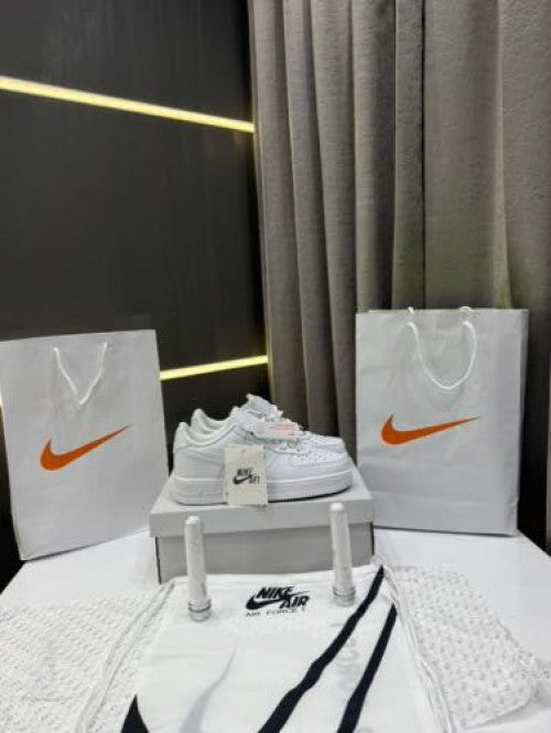 Imported AIRFORCE 1 White low for unisex.