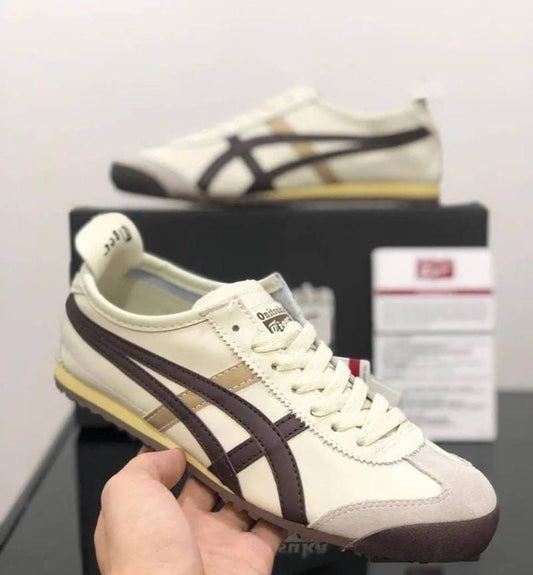 Tiger slip on cream brown