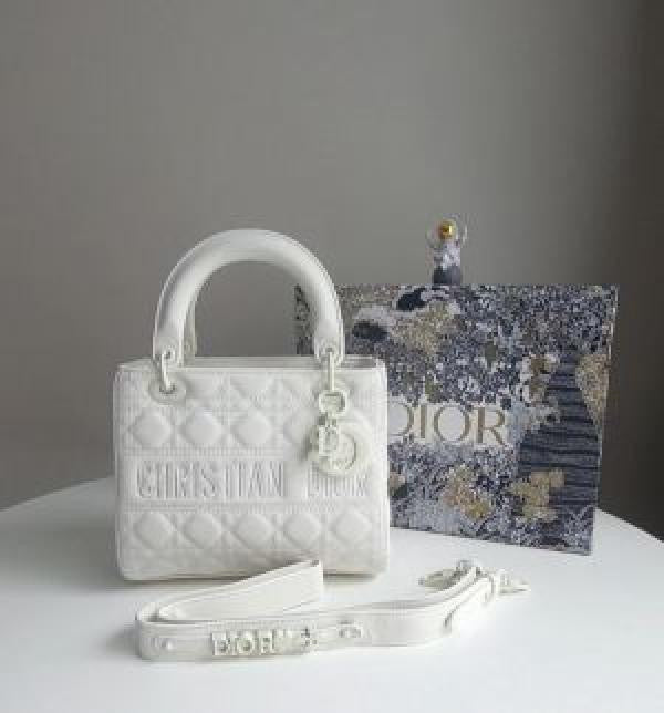 Christian Dior handbag white