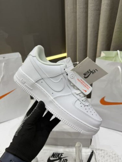 Imported AIRFORCE 1 White low for unisex.