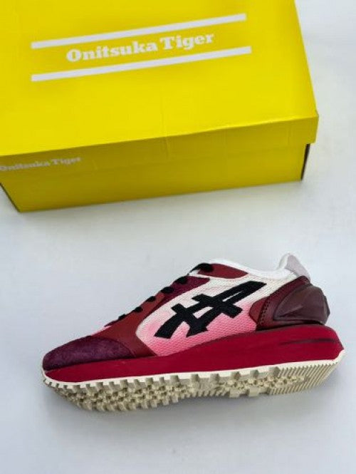 Luxrious Tiger Moage Wine red shoes for unisex.