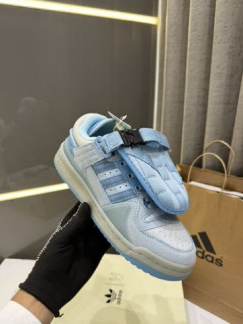 luxurious adi bad bunny blue tint shoes
