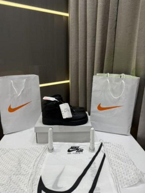 Airforce mid high all black