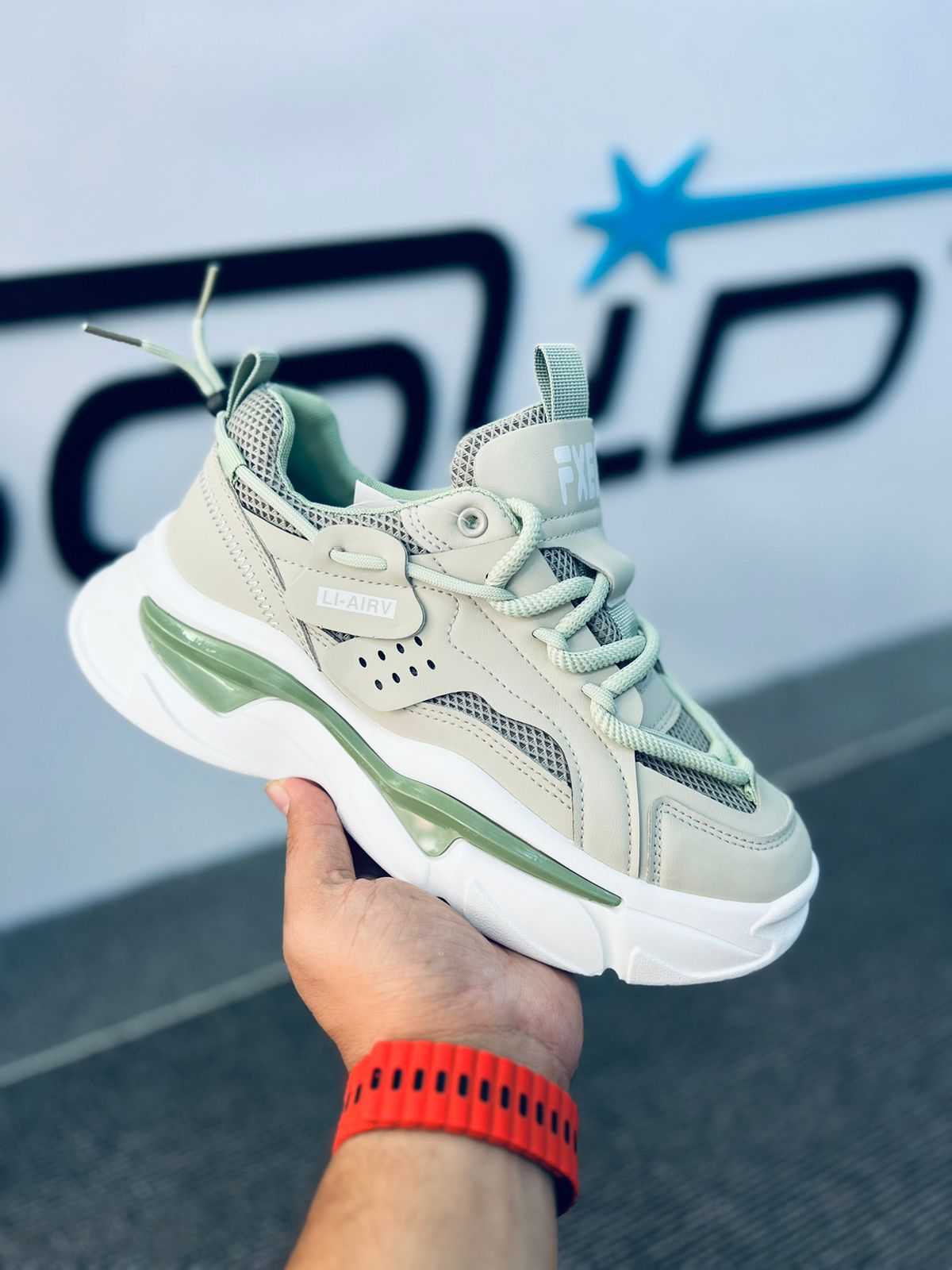 Imported brown sneakers