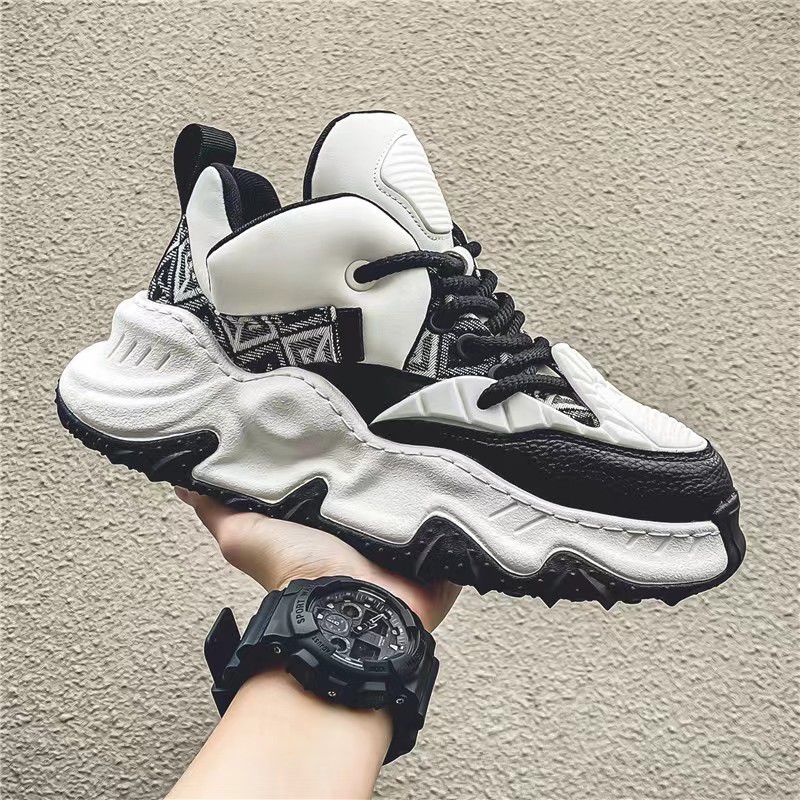 Imported luxurious white&black sneakers