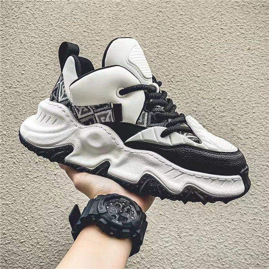 Imported luxurious white&black sneakers