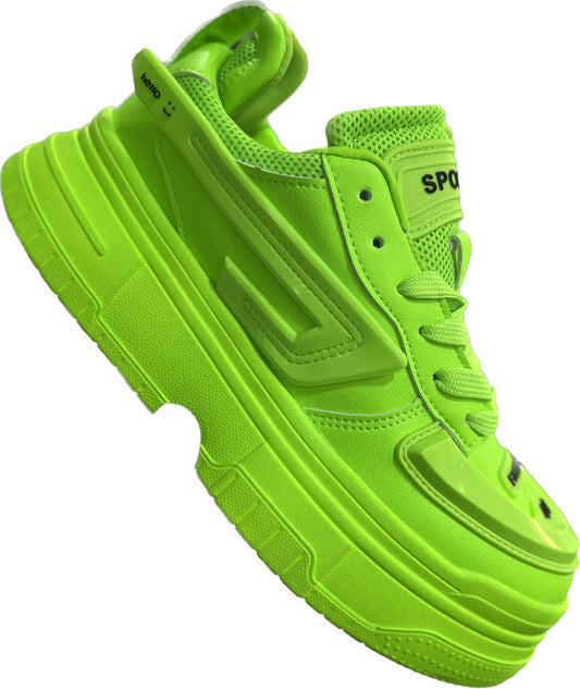 Imported sneakers green 06