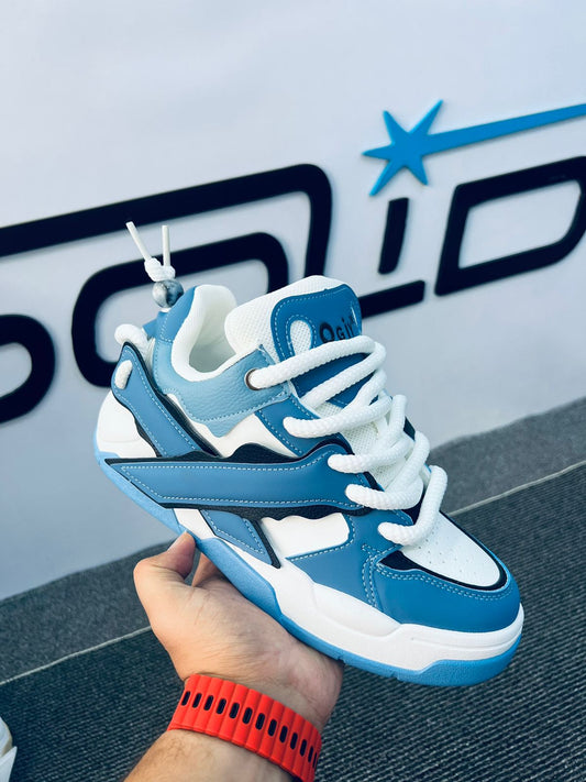 Blue& white sneakers