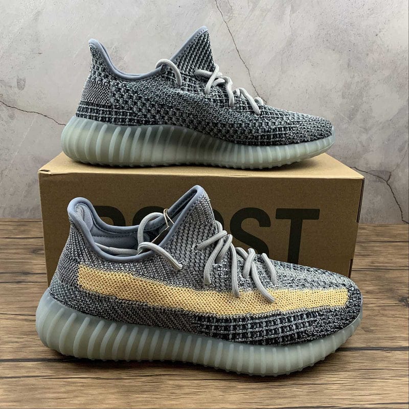 imported unisex adi yeezy 350 grey shoes.