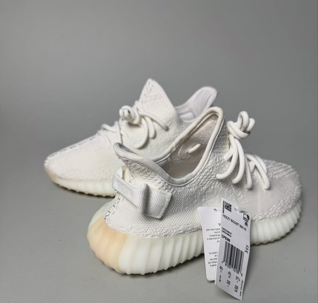 imported adi yeezy 350 cream white shoes fo men