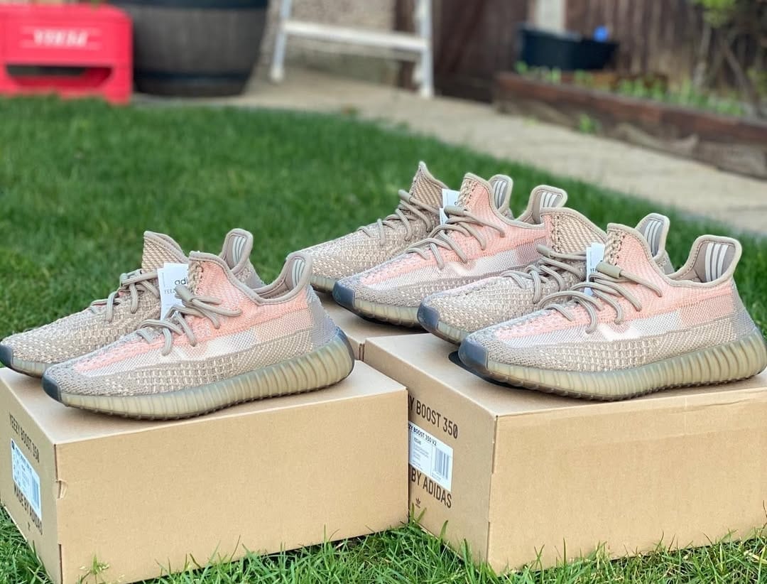 IMPORTED adi yeezy 350 sand taupe for men